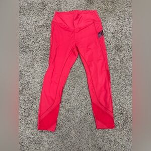 PINK Victoria's Secret Vibrant Red Leggings